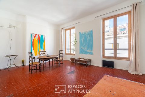 Appartement rénové en dernier étage