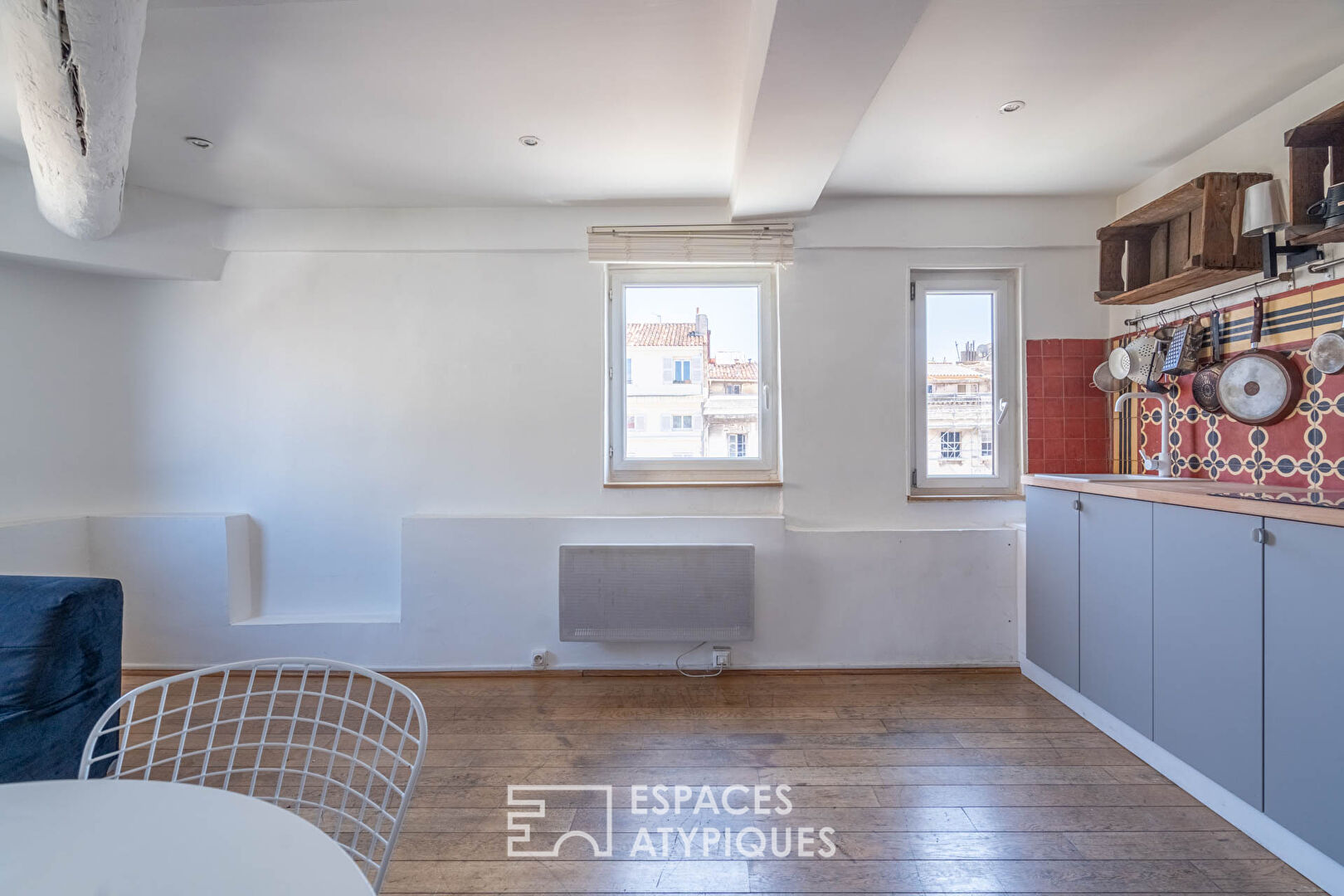 Duplex rénové avec terrasse dans les anciens arsenaux