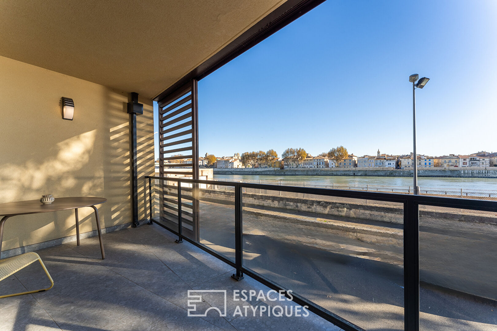 New apartment with view of the Rhone