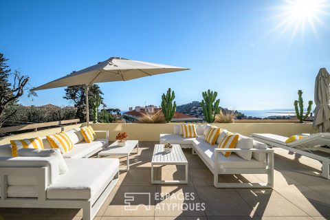 Prestige duplex with panoramic sea view in Villefranche-sur-Mer