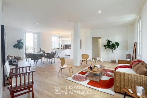 Duplex contemporain rénové avec vue mer