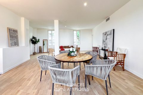 Duplex contemporain rénové avec vue mer