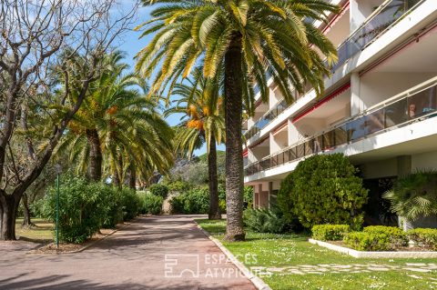 Appartement plein Sud avec terrasse aperçu mer et parking