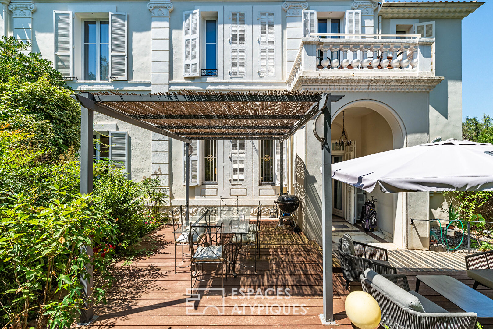 Bel appartement avec jardin dans maison bourgeoise CANNES OXFORD