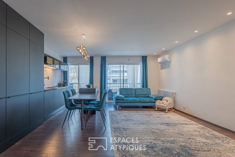 Beautiful 3-room apartment, fully renovated with garage in the basement