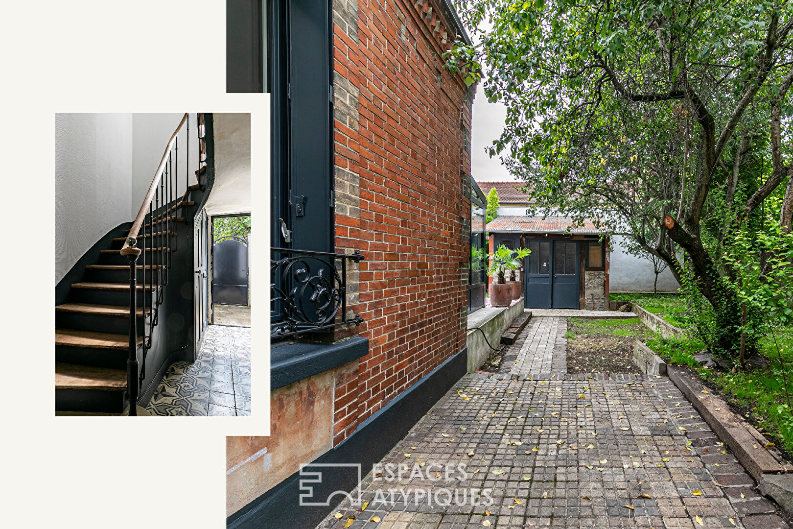 Historic detached house and its bucolic garden