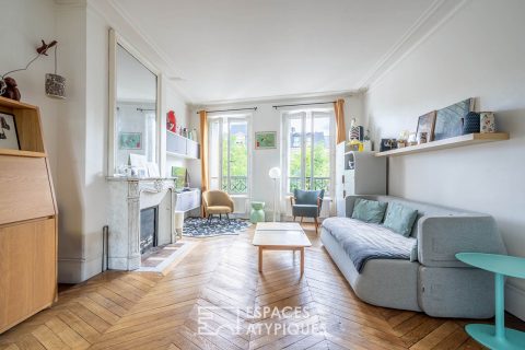 Bourgeois apartment with extension in the center of Saint-Mandé