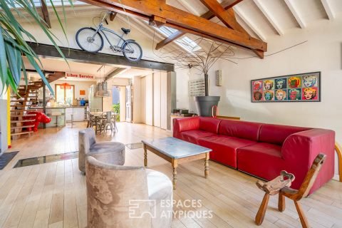 Loft in a 1940s house