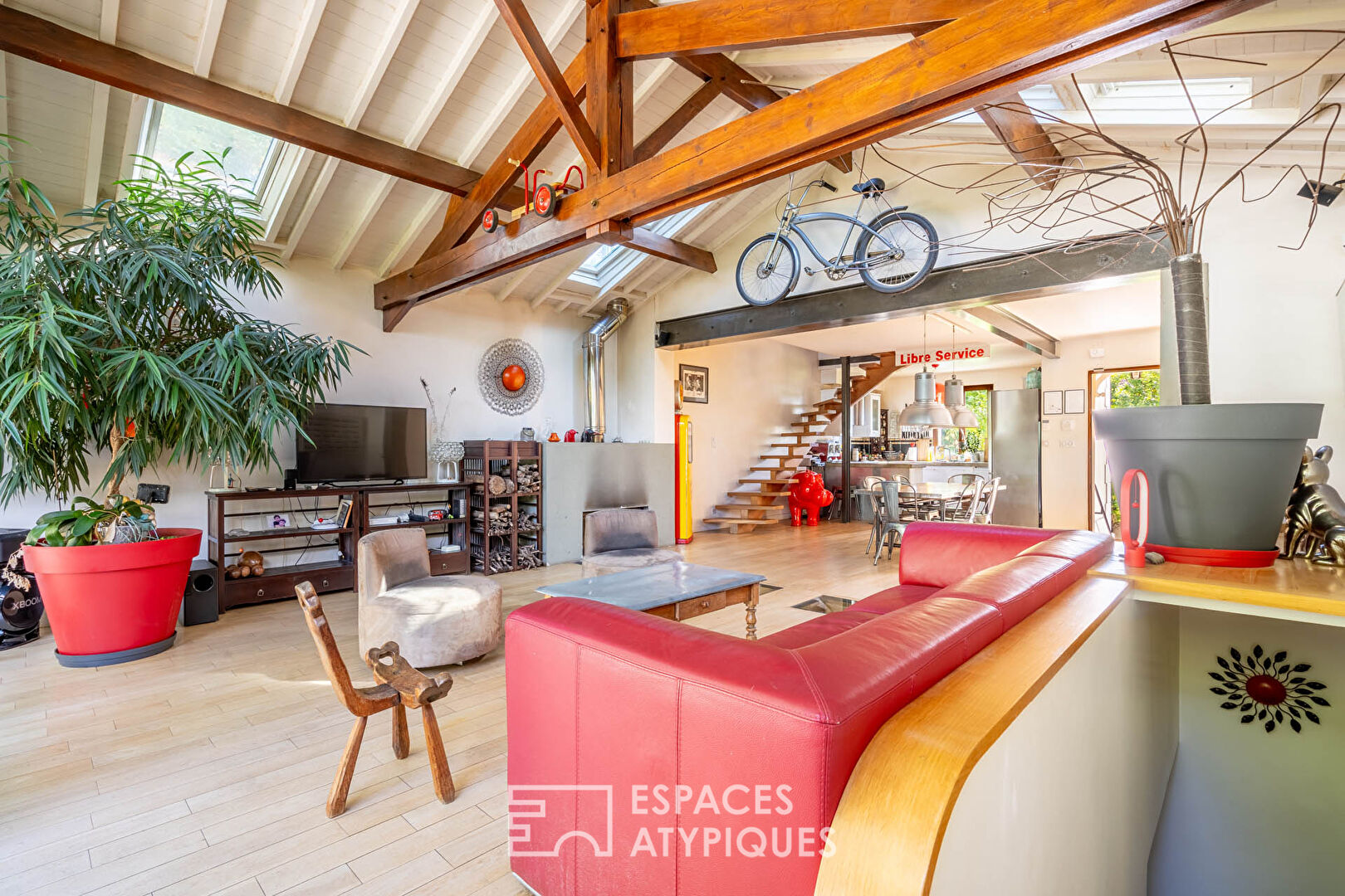 Loft in a 1940s house