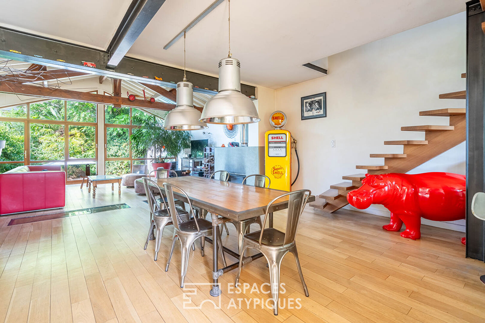 Loft in a 1940s house