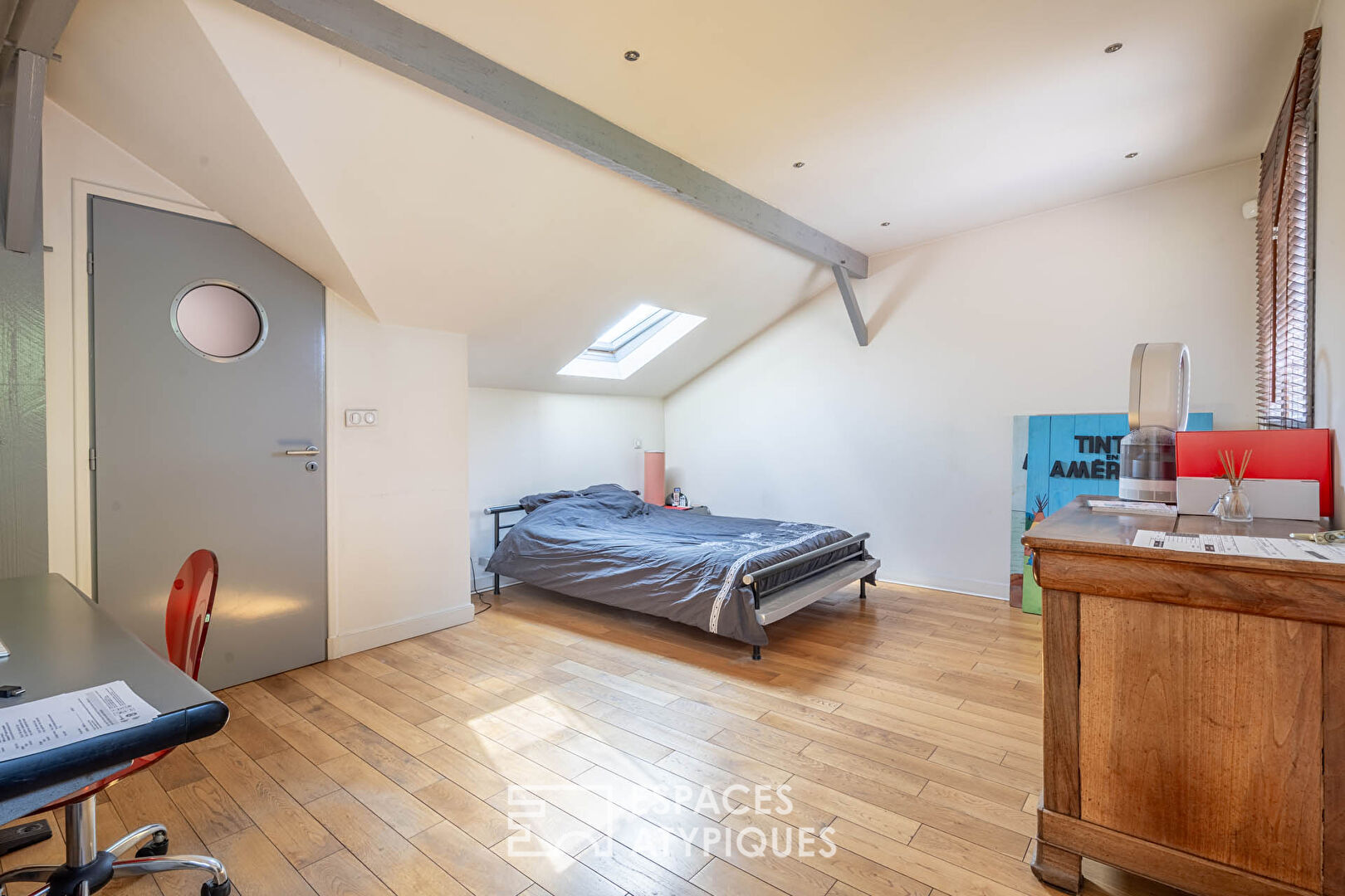 Loft in a 1940s house