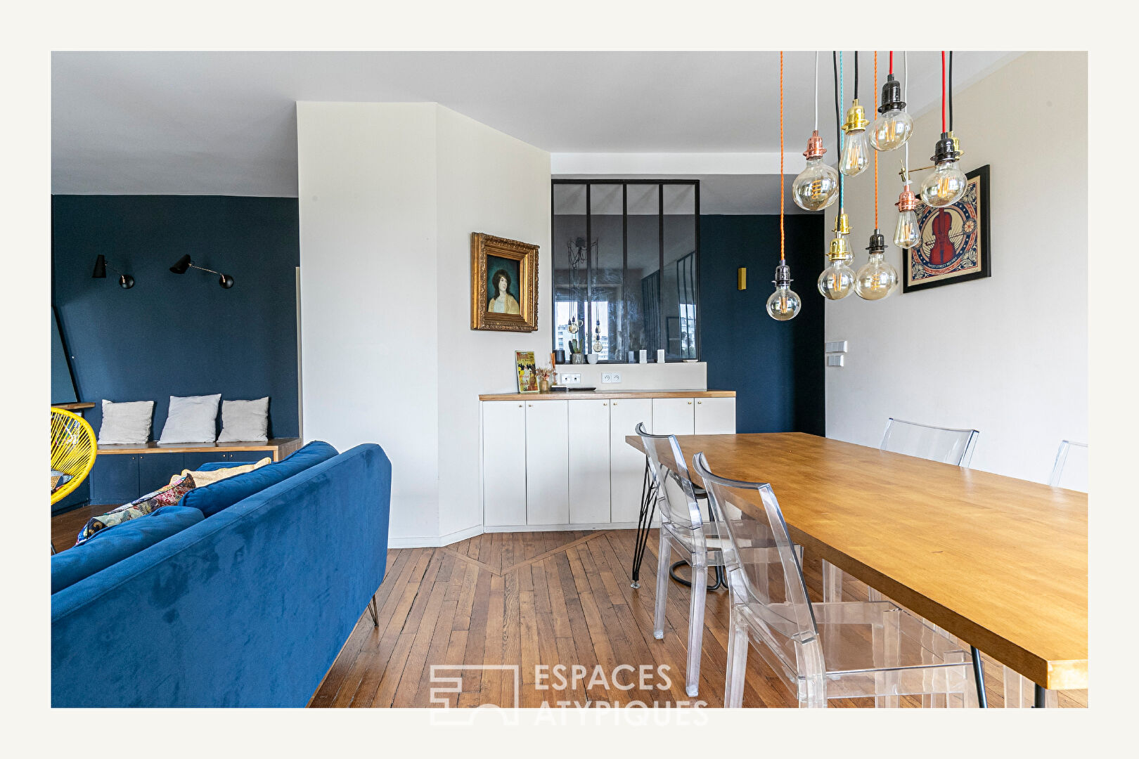 Duplex d’architecte en dernier étage aux portes de Paris