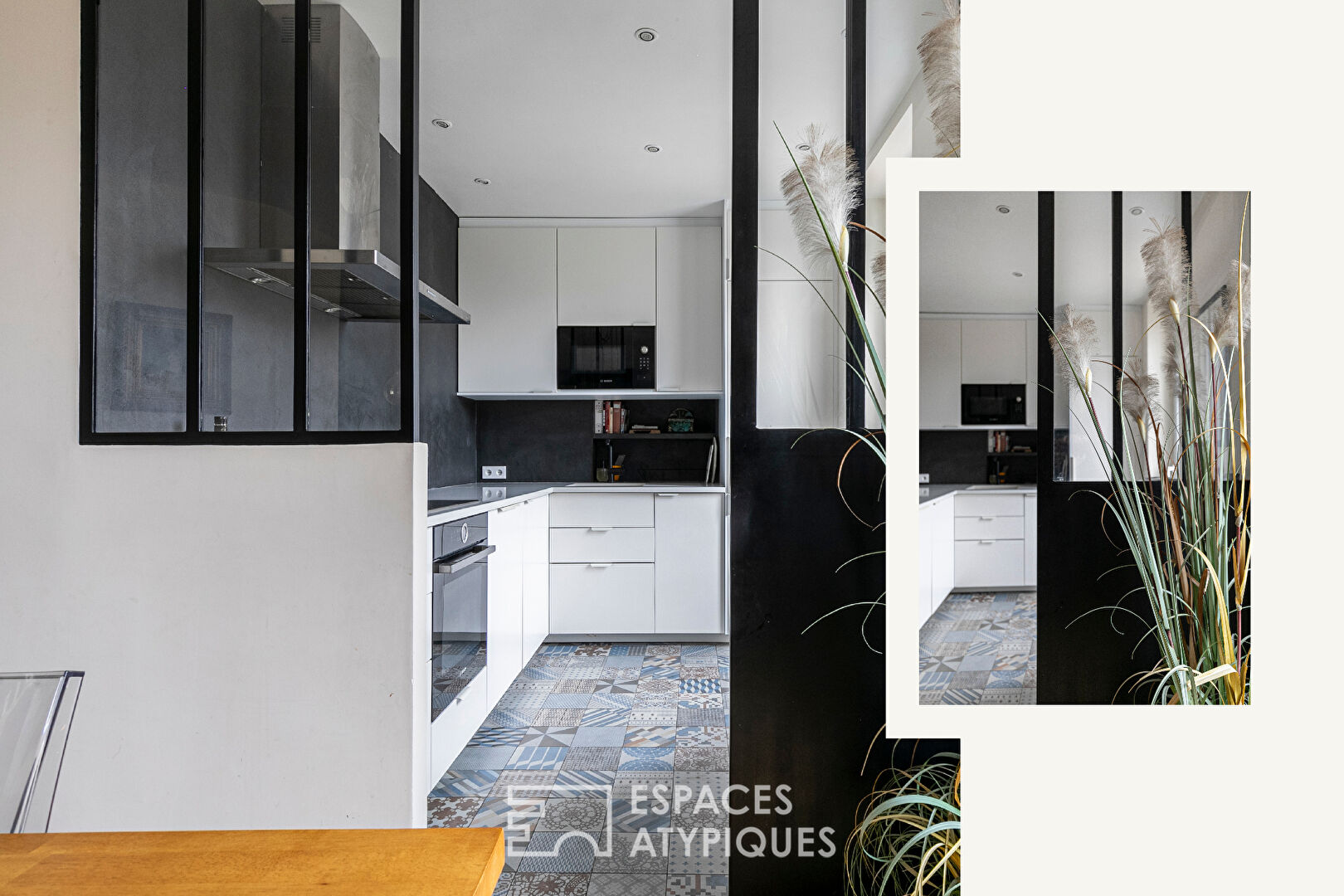 Duplex d’architecte en dernier étage aux portes de Paris