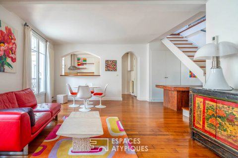 Charming duplex on the top floor in Saint-Mandé