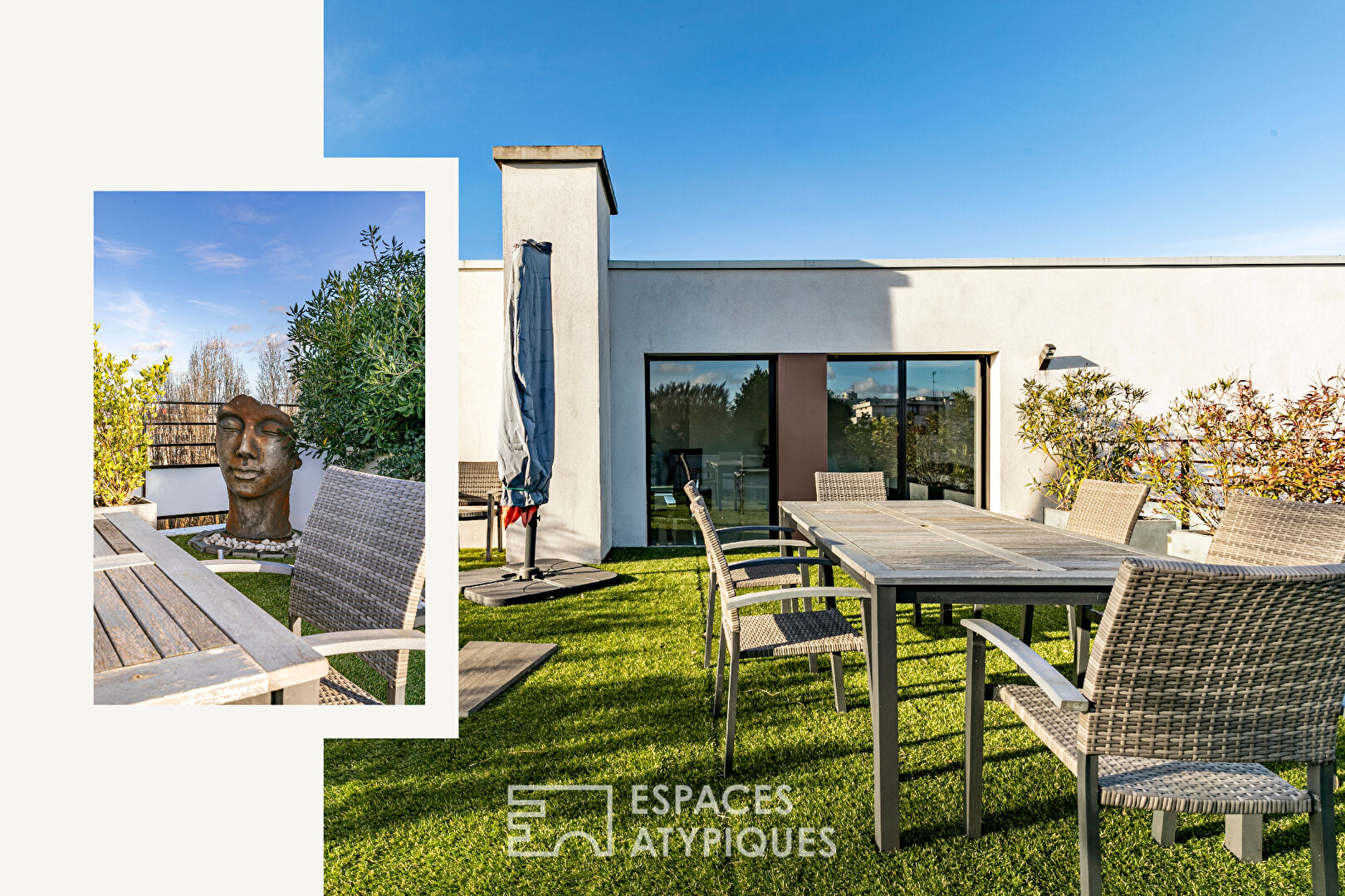 Family penthouse and its panoramic terrace