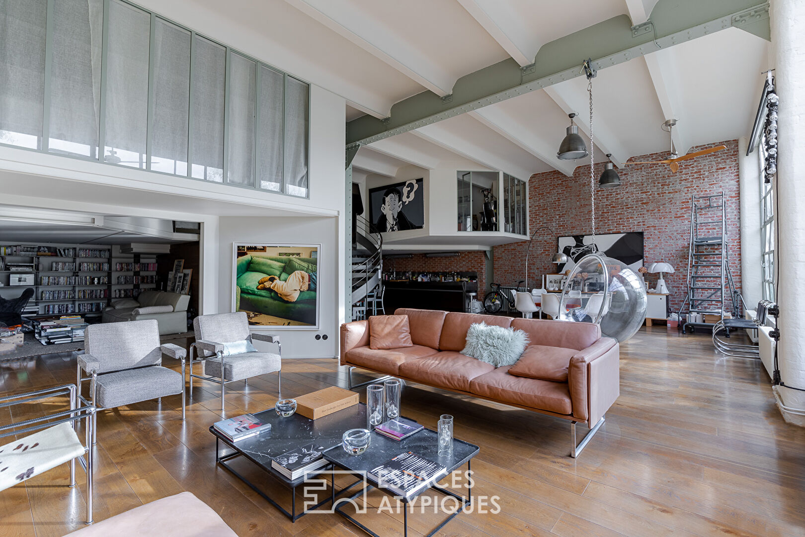 Loft new-yorkais dans une manufacture charismatique