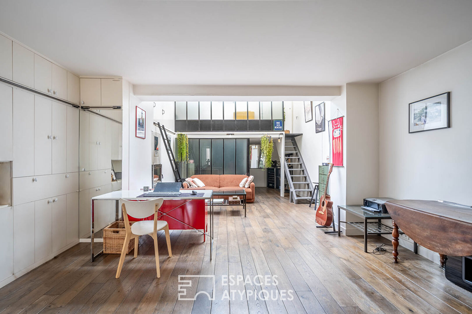 Triplex loft with multiple glass roofs