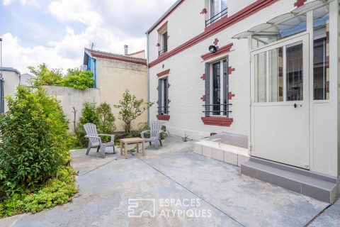 Renovated house with courtyard