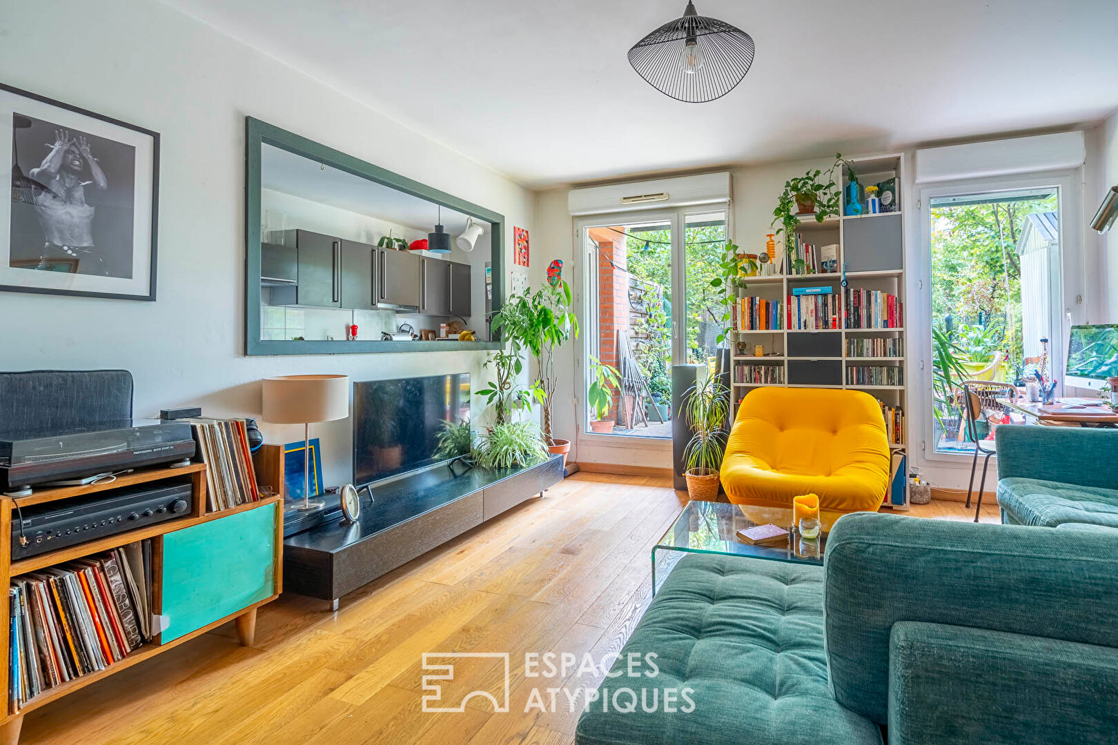 Appartement en rez-de jardin