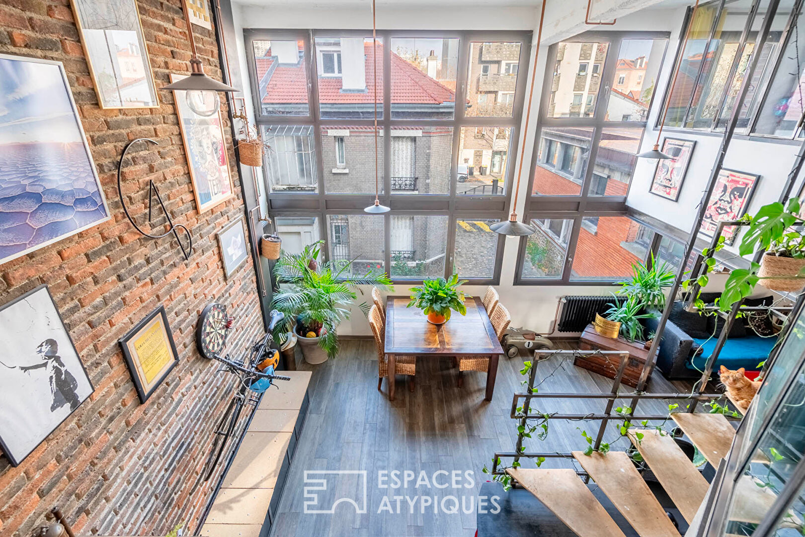 Loft New-Yorkais avec terrasse