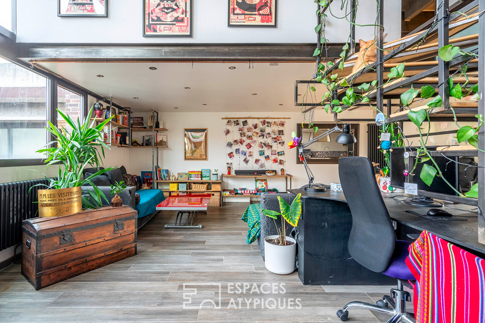 Loft New-Yorkais avec terrasse