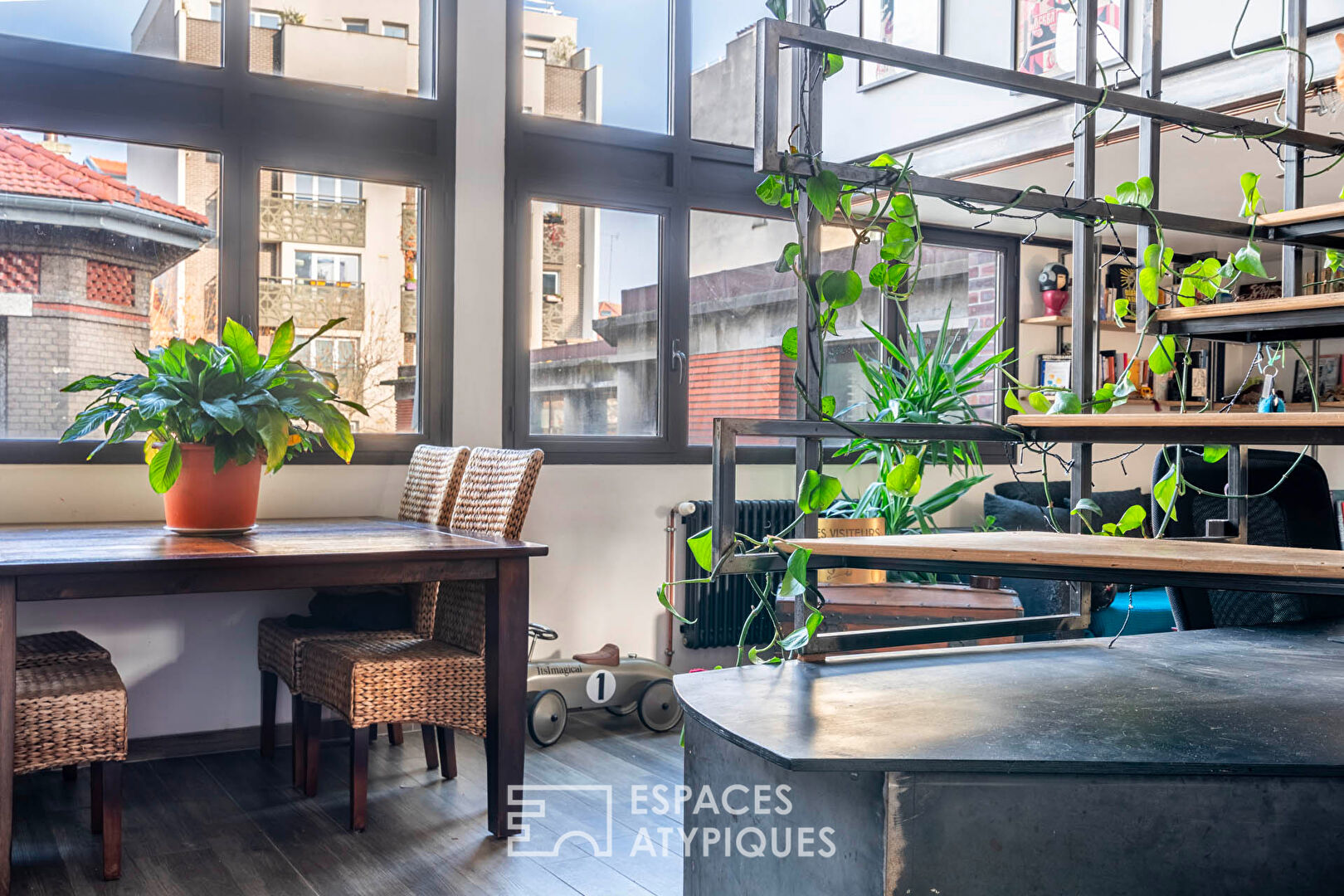 Loft New-Yorkais avec terrasse