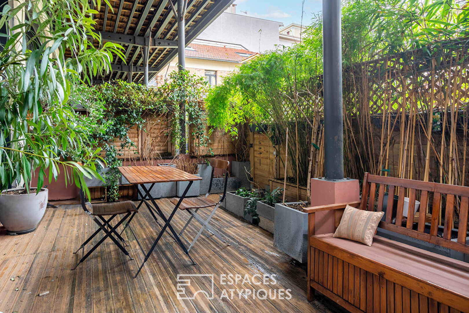 Loft en duplex avec terrasse