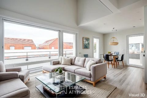 Duplex en dernier étage avec terrasse