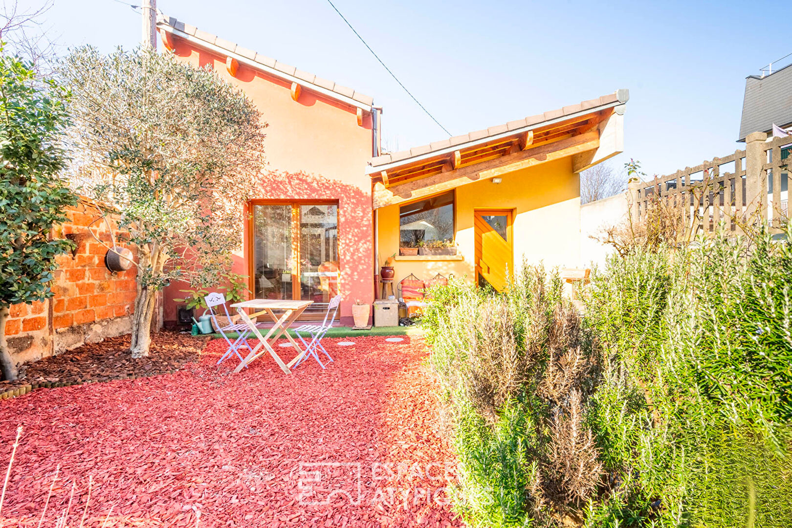 House with patio and garden