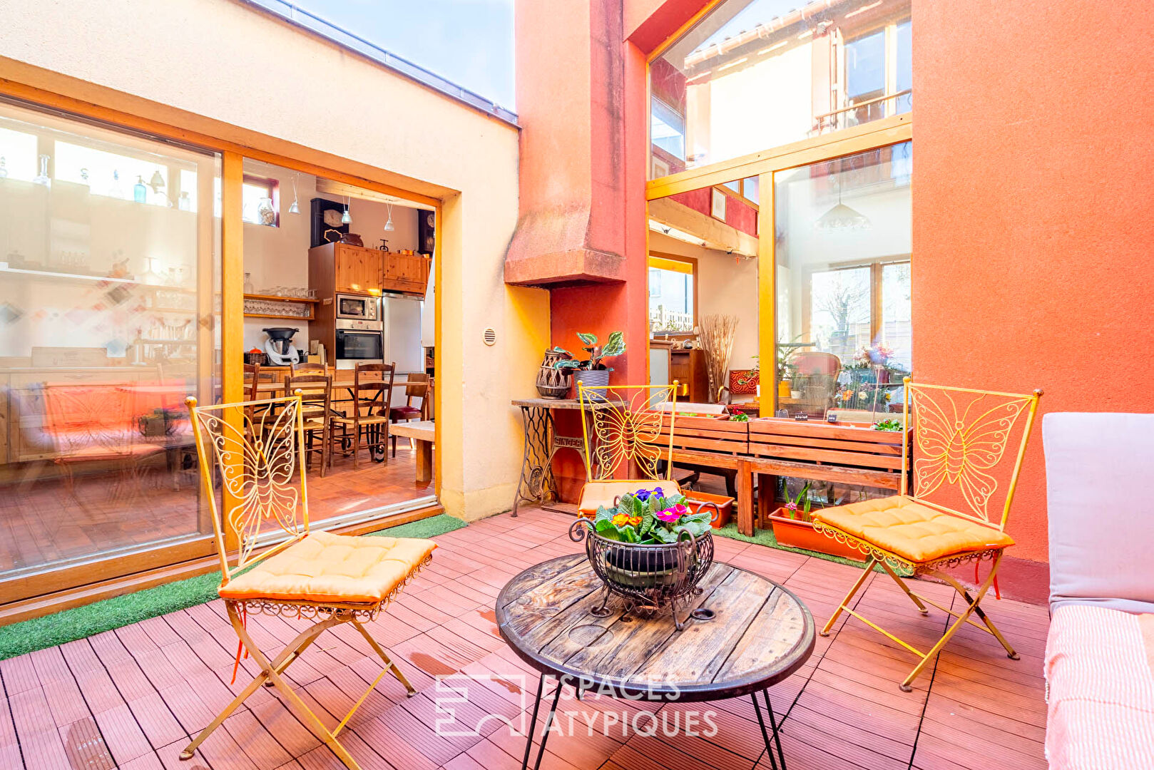 House with patio and garden