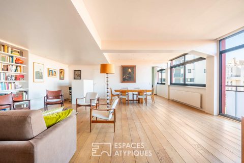 Loft repensé par architecte dans une ancienne imprimerie