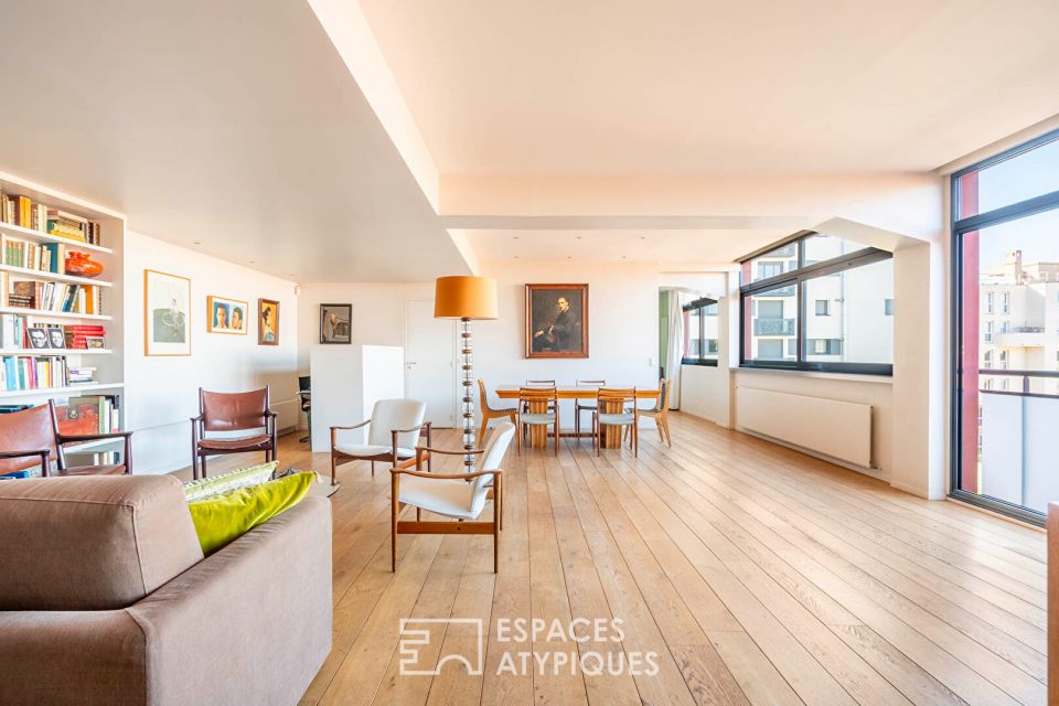 Loft repensé par architecte dans une ancienne imprimerie