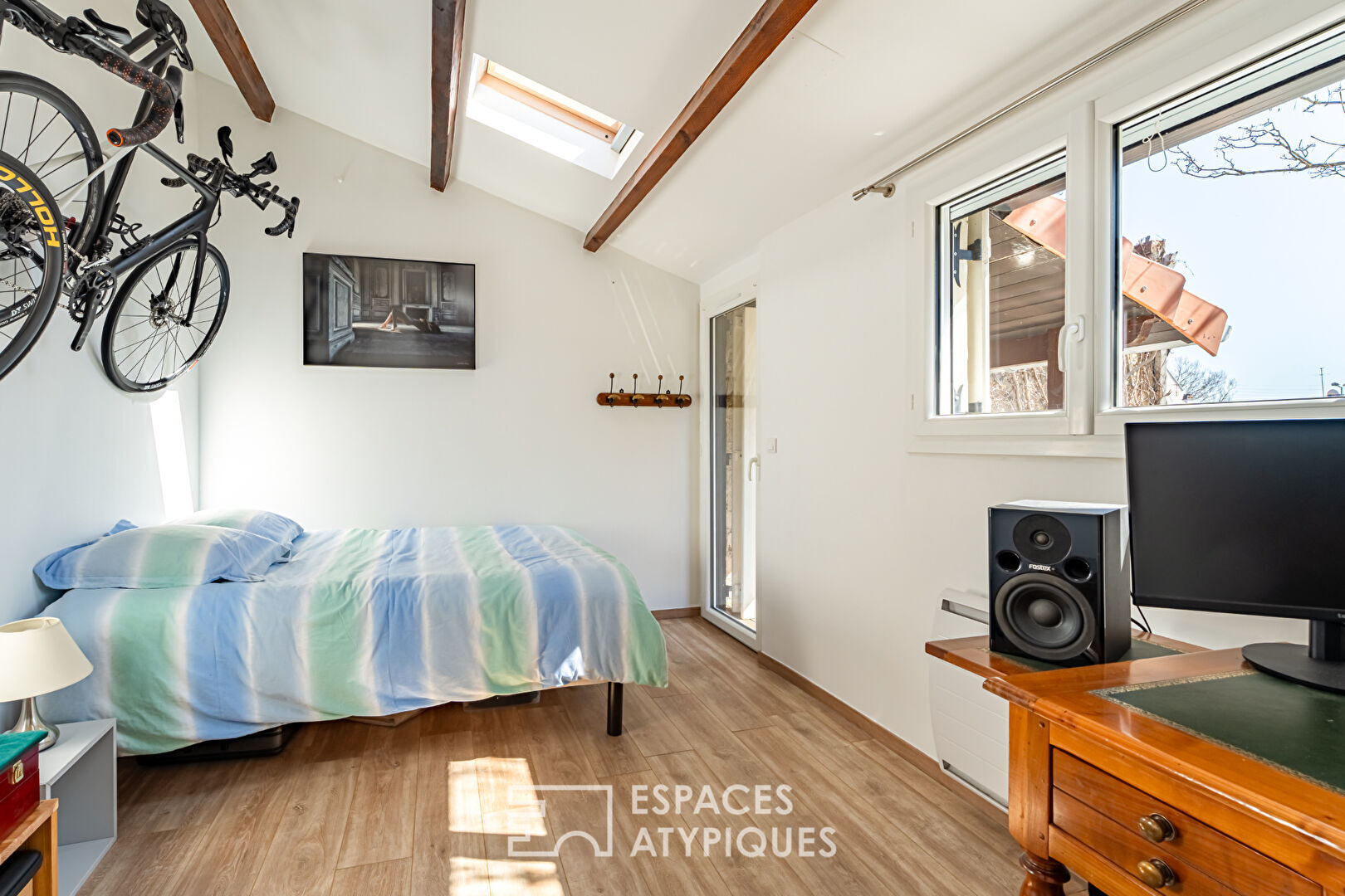 Maison-loft avec jardin et terrasse dans ancienne imprimerie