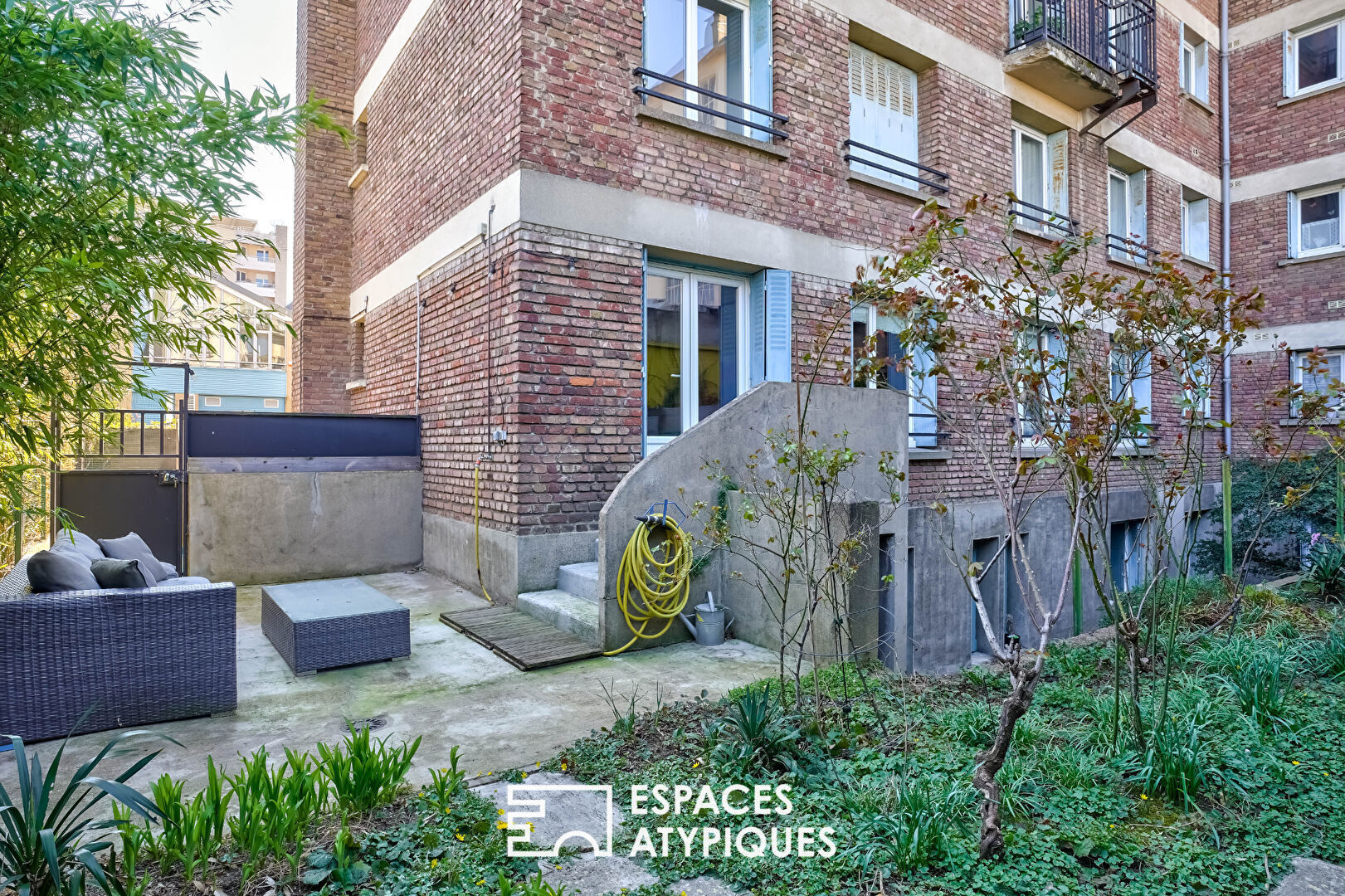 Grand studio esprit loft avec jardin privatif dans les Hauts-De-Vanves