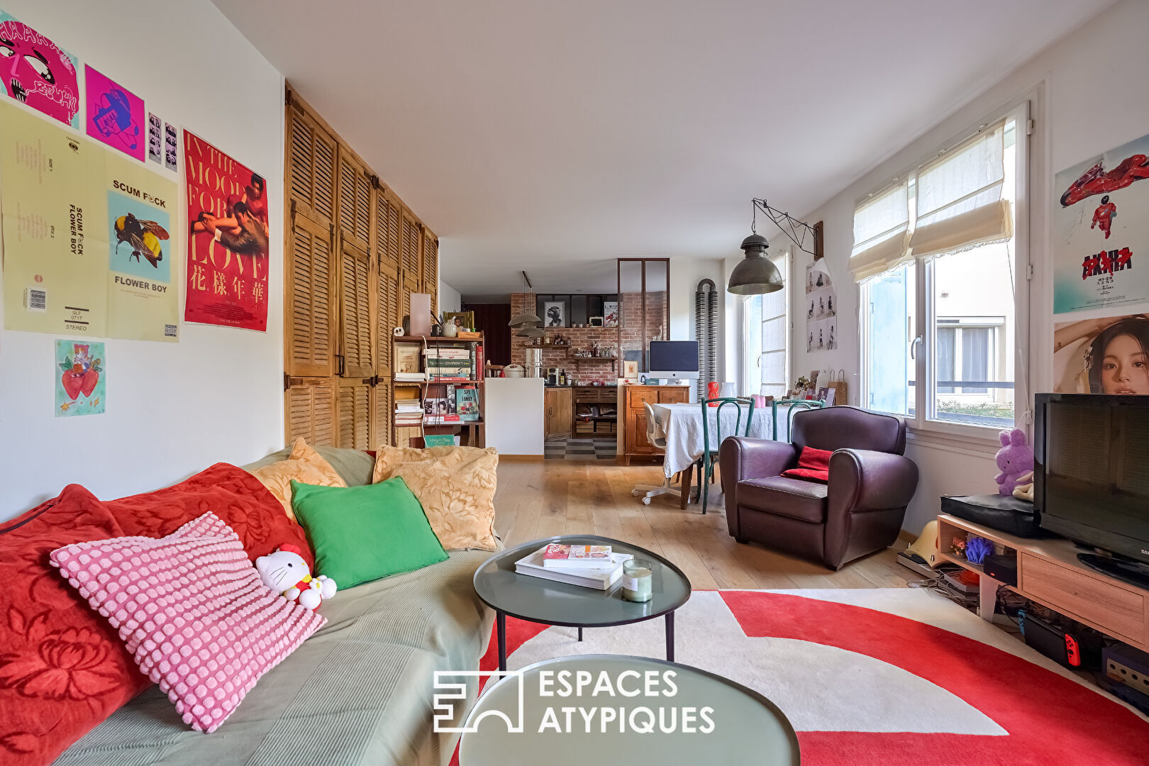 Grand studio esprit loft avec jardin privatif dans les Hauts-De-Vanves