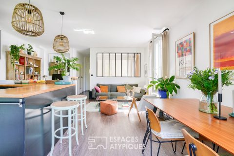 Duplex avec jardin privatif dans le quartier Bac