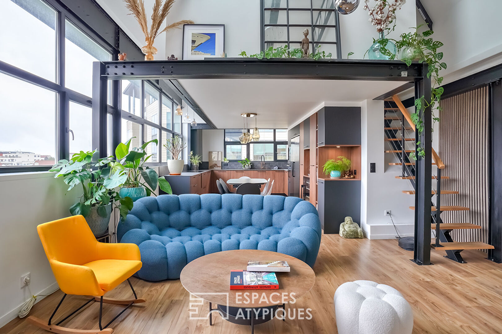 Duplex loft in the heart of the Bruyères district