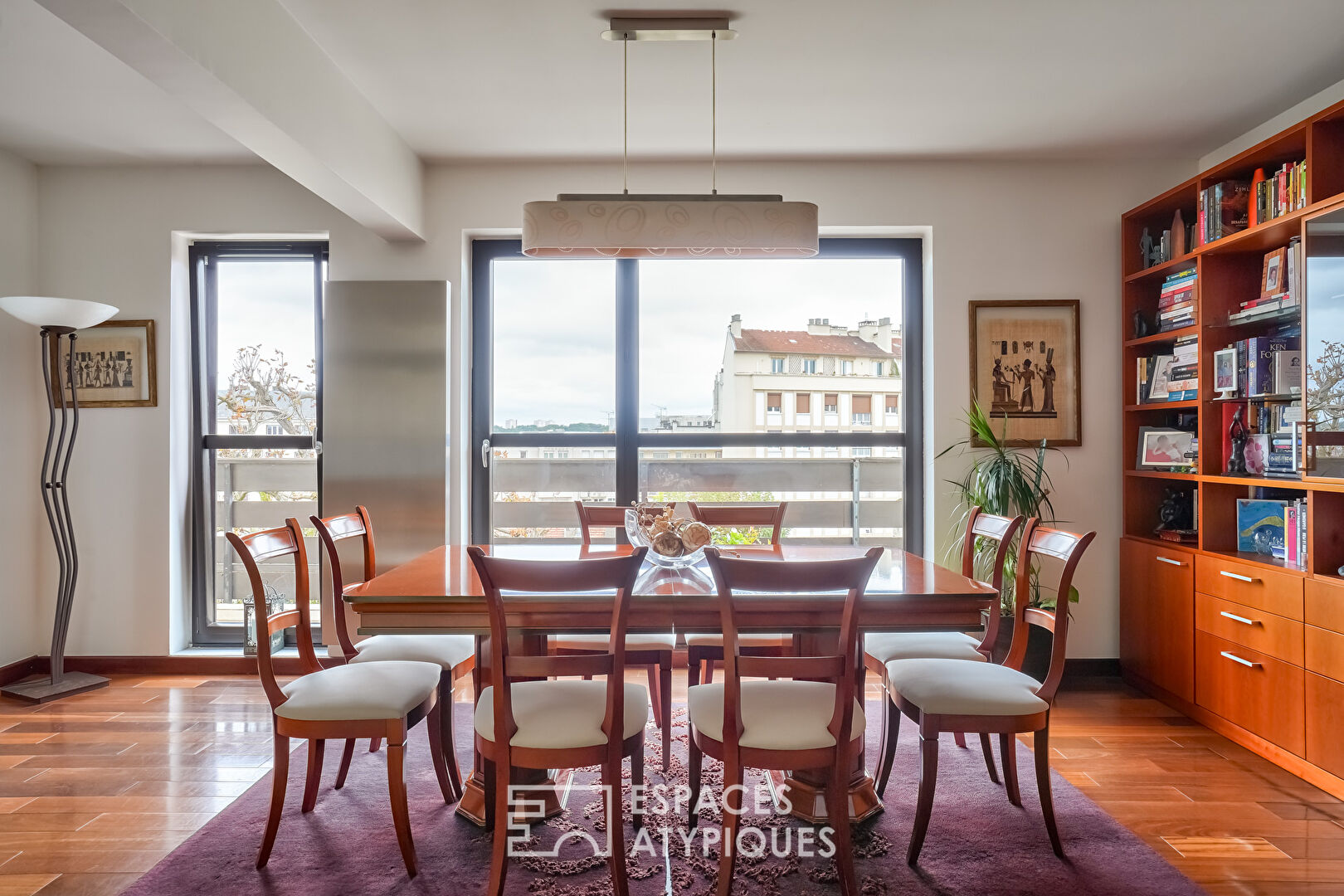 Duplex in the heart of town and its terrace on the top floor in Bourg-la-Reine