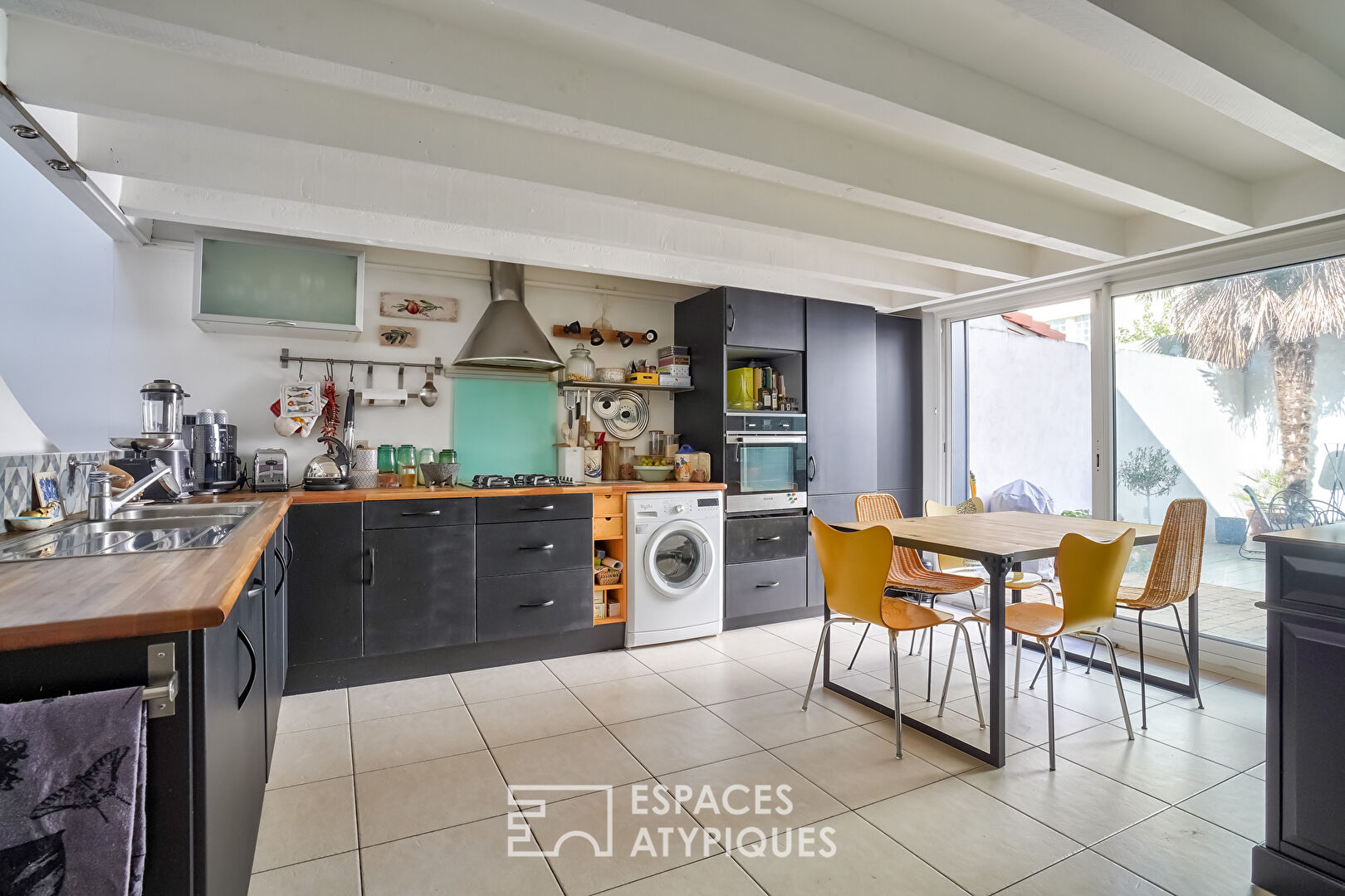 Loft en duplex et traversant avec deux terrasses