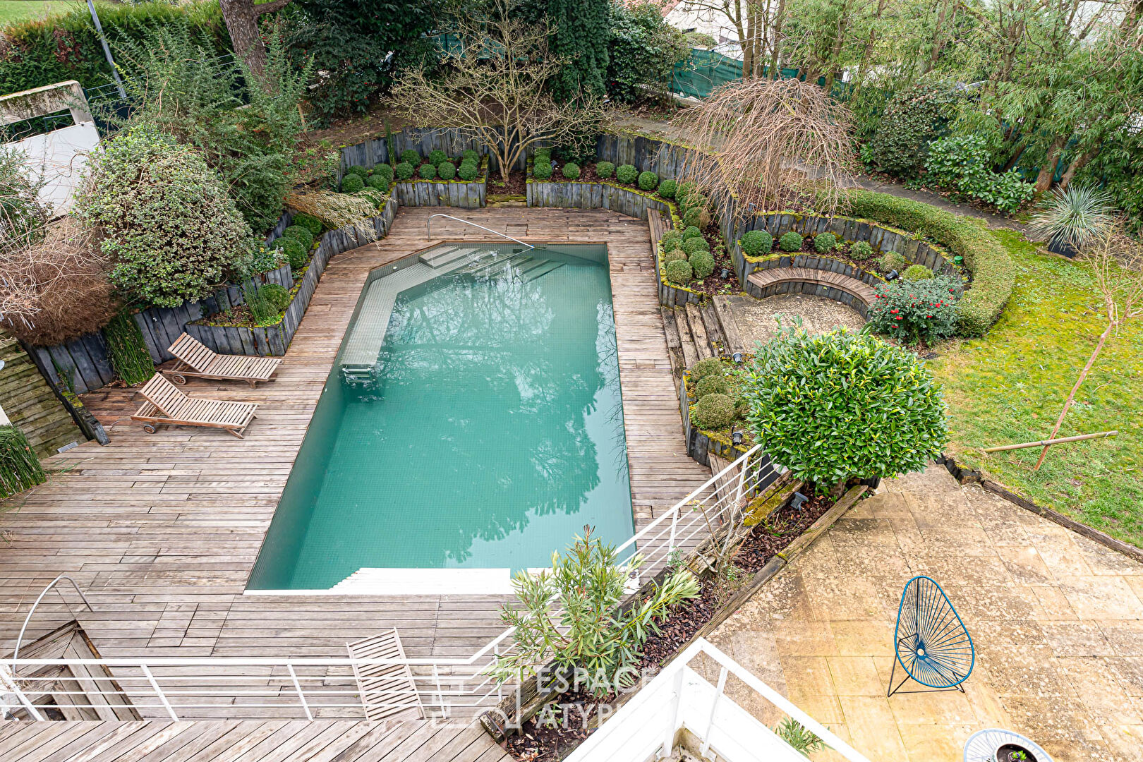 Magnifique maison contemporaine avec piscine, à deux pas du golf de Saint-Cloud