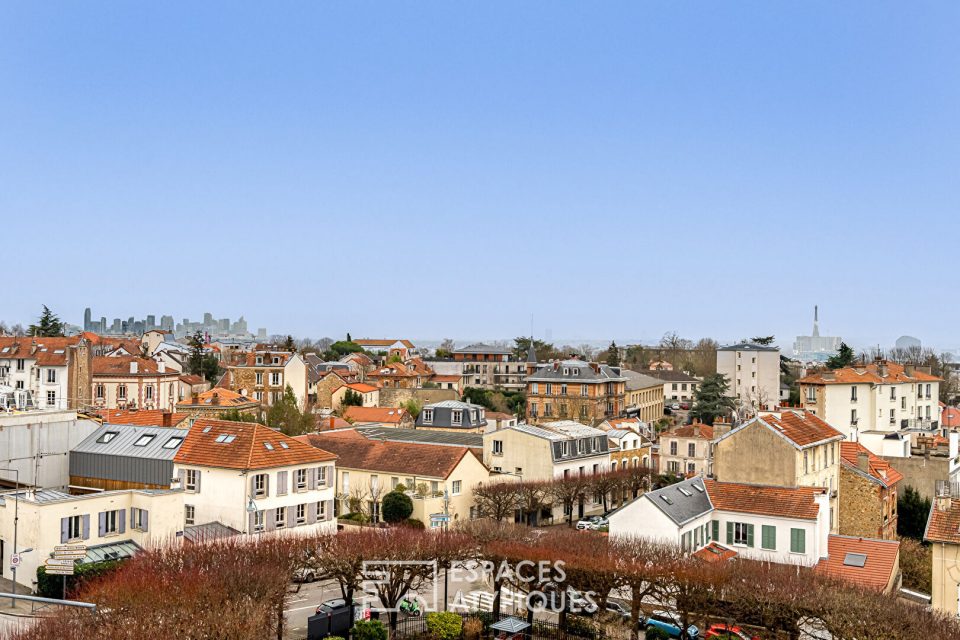 Duplex familial avec balcon filant et vue imprenable au coeur de Meudon