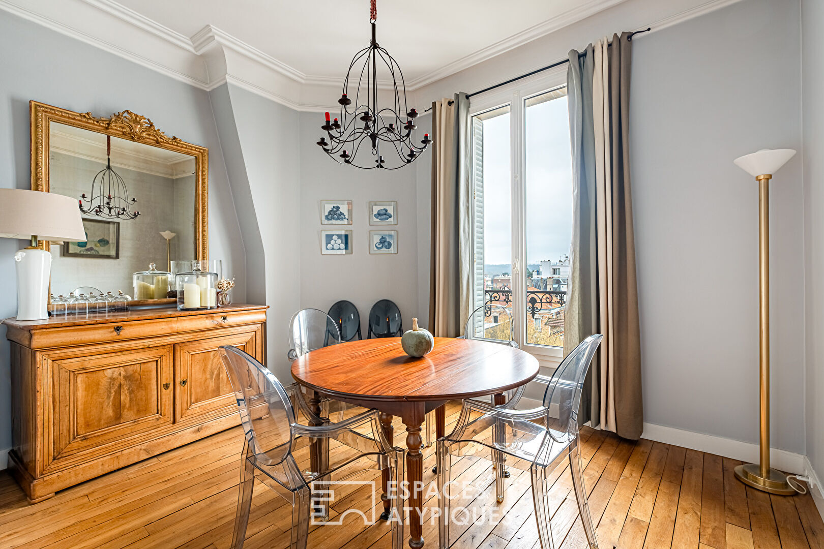 Duplex familial avec balcon filant et vue imprenable au coeur de Meudon