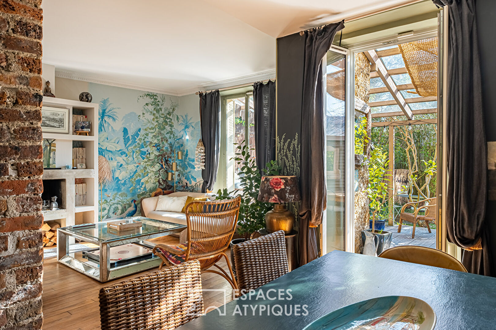 Duplex avec jardin en bordure du Parc de Saint-Cloud à Marnes-la-Coquette