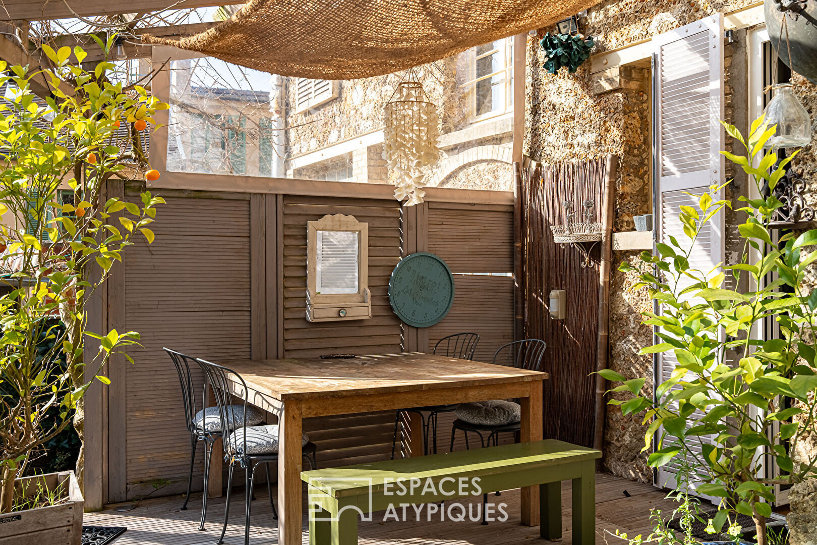 Duplex avec jardin en bordure du Parc de Saint-Cloud à Marnes-la-Coquette