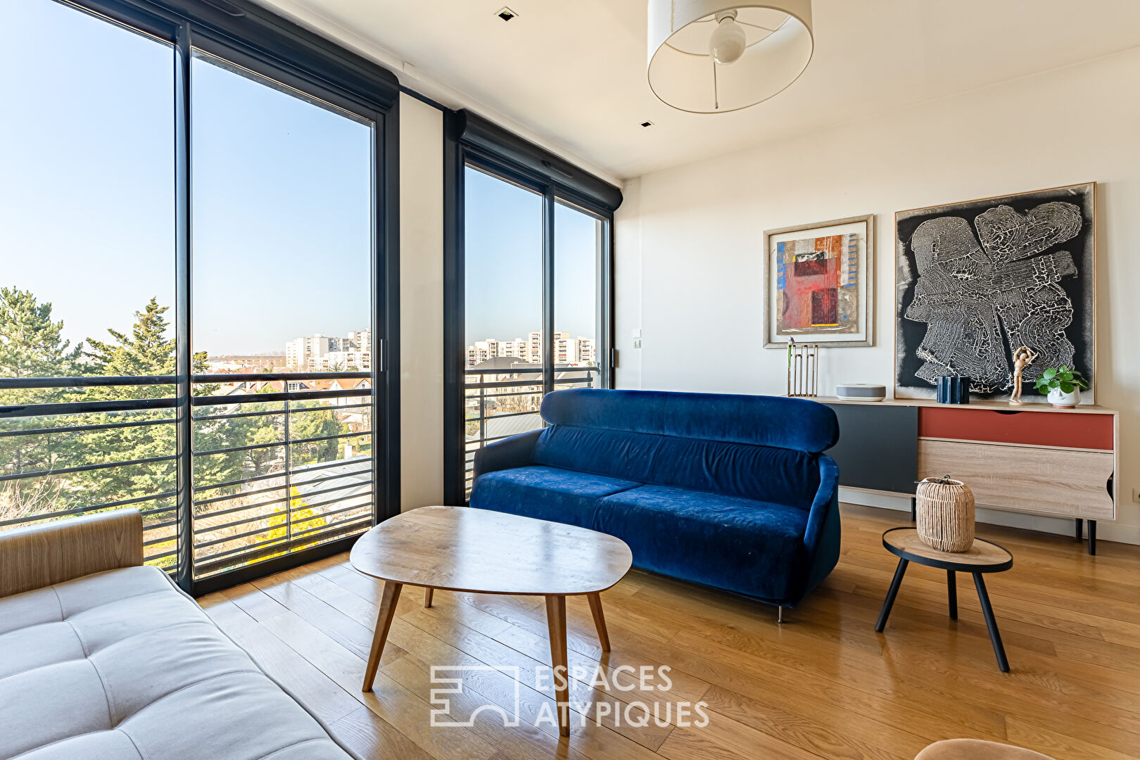 Location meublée : Appartement esprit new-yorkais 110 m²