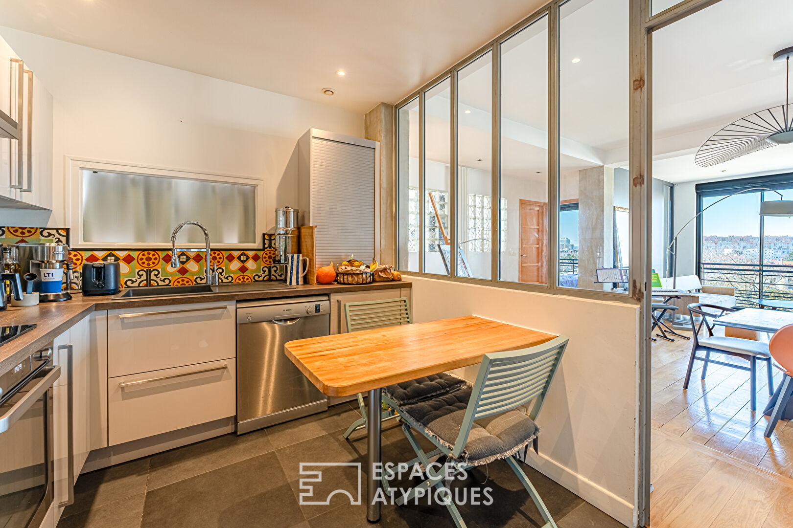 Location meublée : Appartement esprit new-yorkais 110 m²