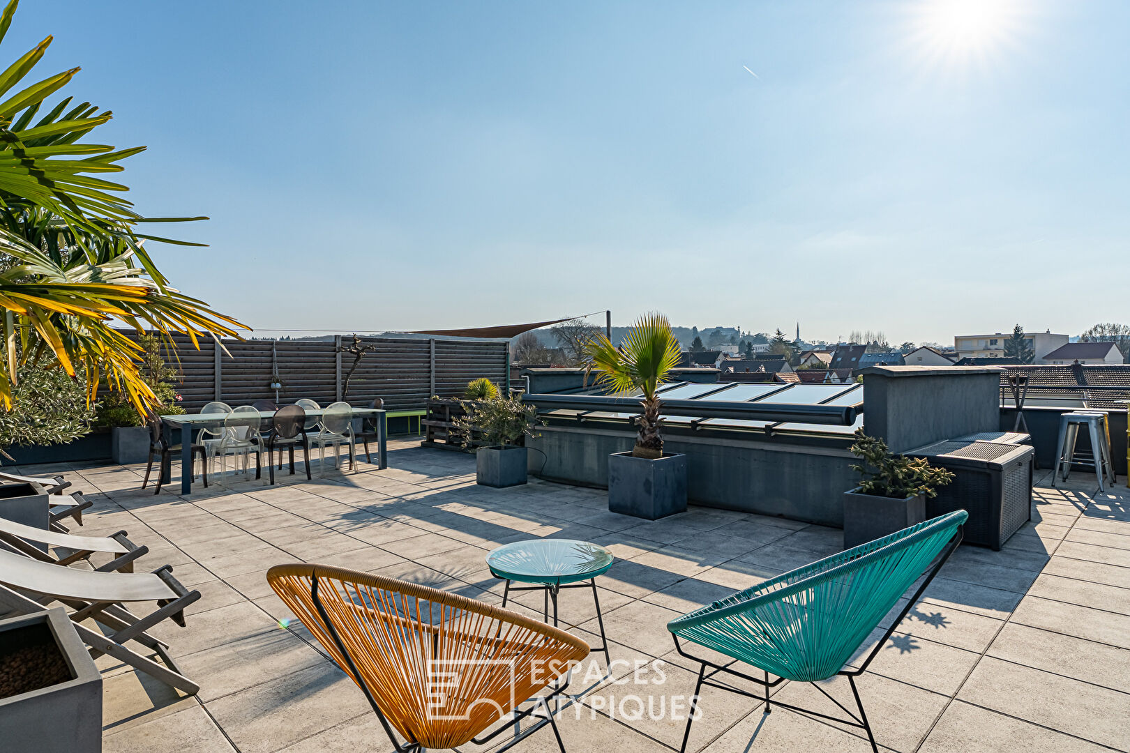 Loft avec toit terrasse dans une ancienne tricoterie à Clamart