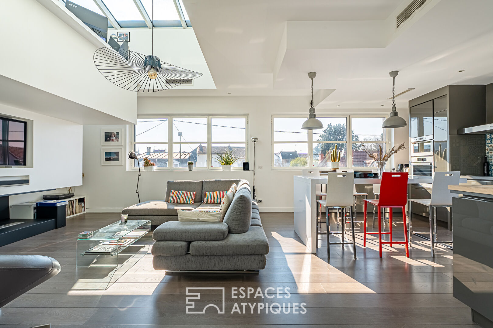 Loft avec toit terrasse dans une ancienne tricoterie à Clamart