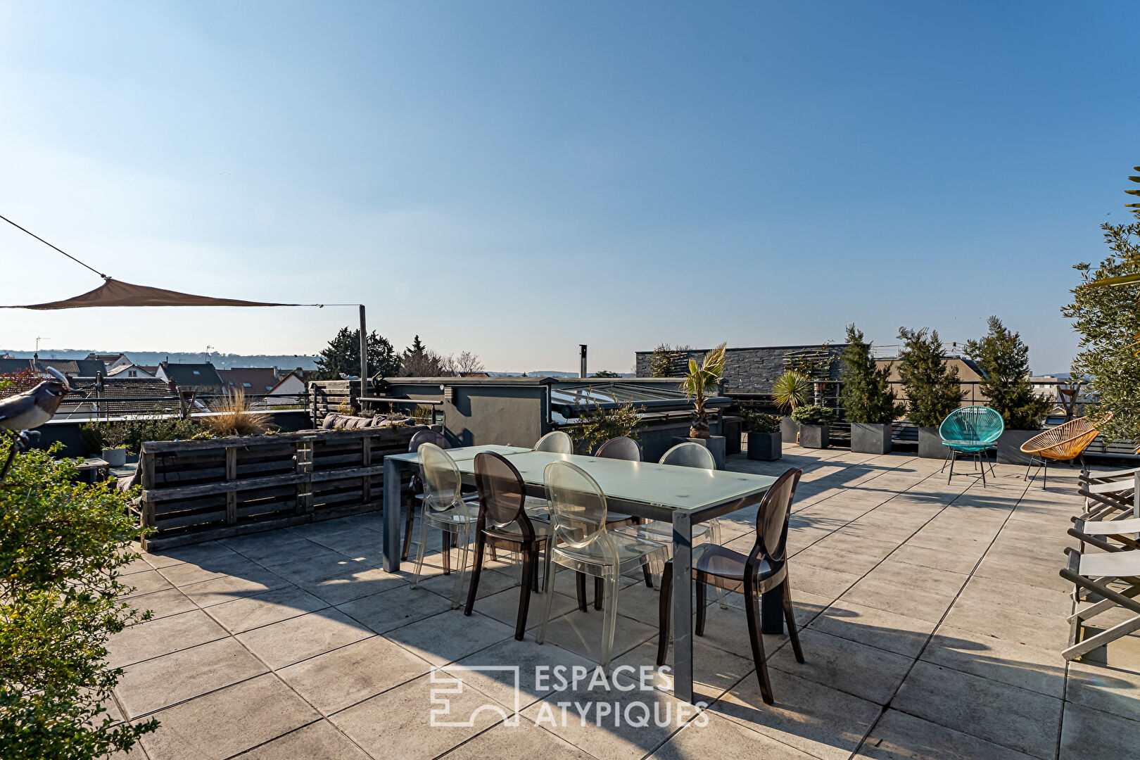 Loft avec toit terrasse dans une ancienne tricoterie à Clamart