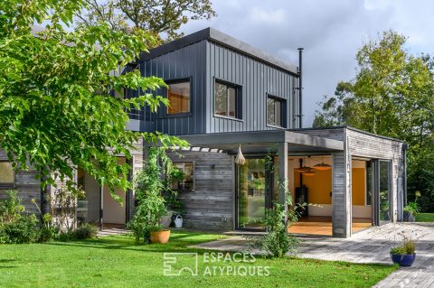 Maison contemporaine en bois à quelques minutes de Vannes